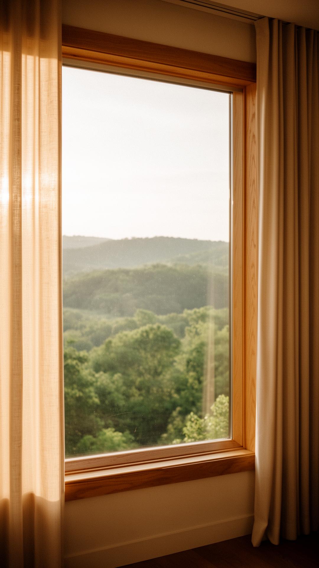 Window framing Tennessee landscape